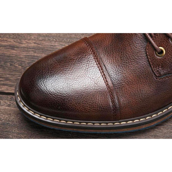 Brown Men's Oxford Boots – Jules-8-State of Style