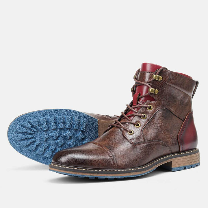 Brown Men's Oxford Boots – Jules-8-State of Style