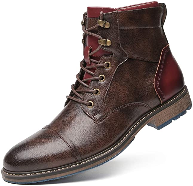 Brown Men's Oxford Boots – Jules-8-State of Style