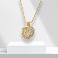 Bubble Letters Necklace with Pendant - LuxeLette-V-State of Style