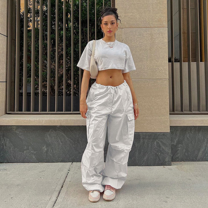 BubblePants | Women's Wide-Leg Trousers for Effortless Style-White-XS-State of Style