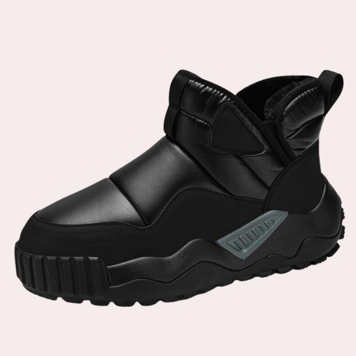 Buckle Winter Boots for Men - NordicTrail-Black-6-State of Style