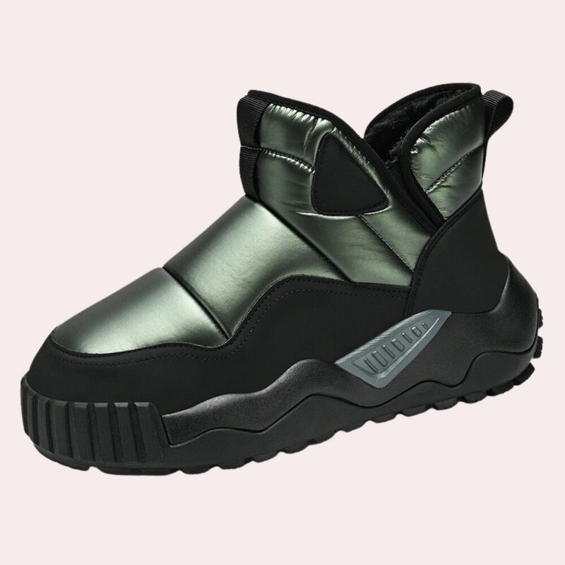 Buckle Winter Boots for Men - NordicTrail-Green-6-State of Style