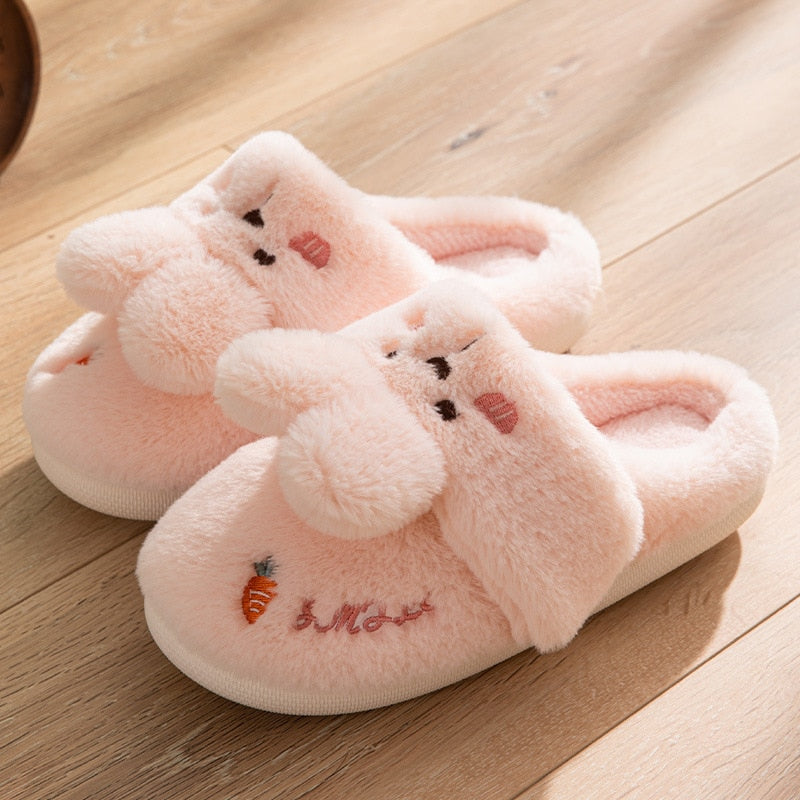 Bunny Slippers – Cozy & Adorable Indoor Footwear-Pink-5.0-6.0-State of Style