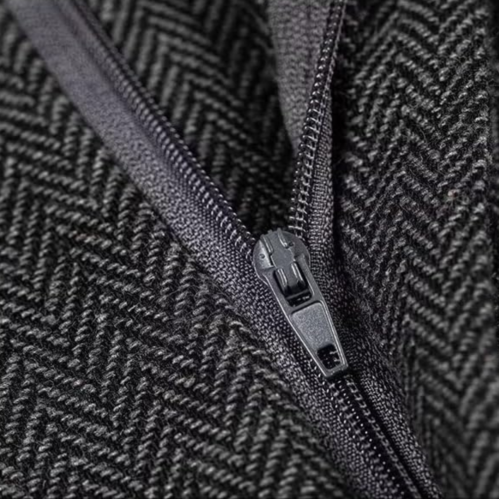 Business Stylish Three-Piece Suit for Men - Dorian-Black-S-State of Style