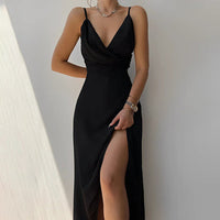Bustier Summer Dress with Waist Shaper - Isabella-Knee length - 1 layer-Black-XS-State of Style