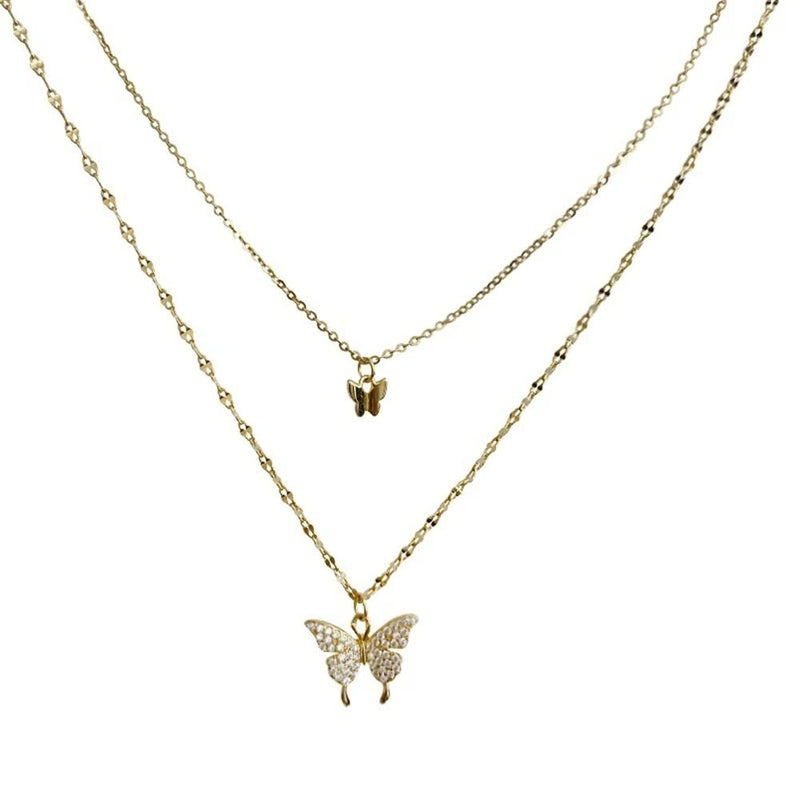 Butterfly Necklace for Women | Elegant Butterfly Pendant-Silver-State of Style