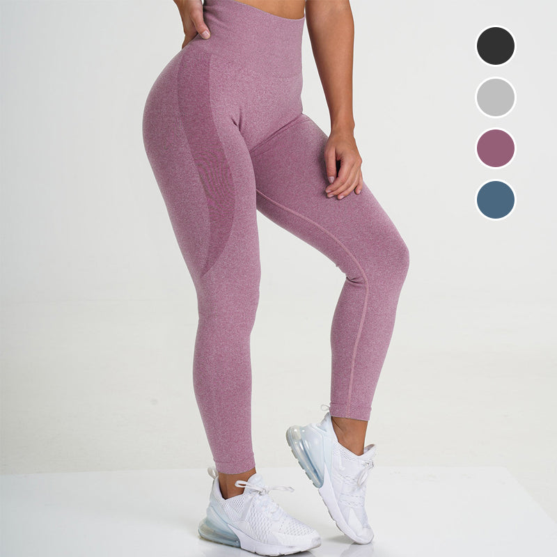 Buttlifting Dameslegging met Hoge Taille - ElevateFit-Fuchsia-S-State of Style