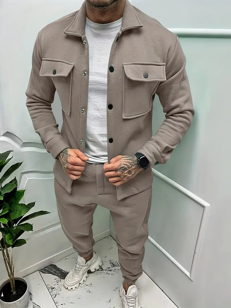 Cool Men's Set With Jacket And Trousers - Daan