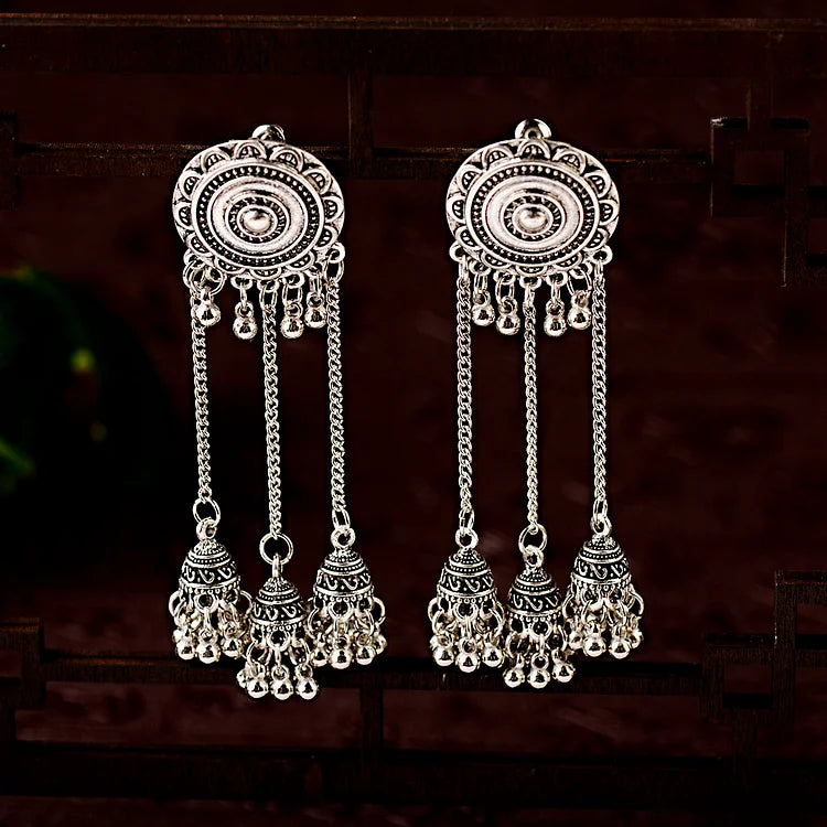 Boho Ethno Drop Earrings – Noura