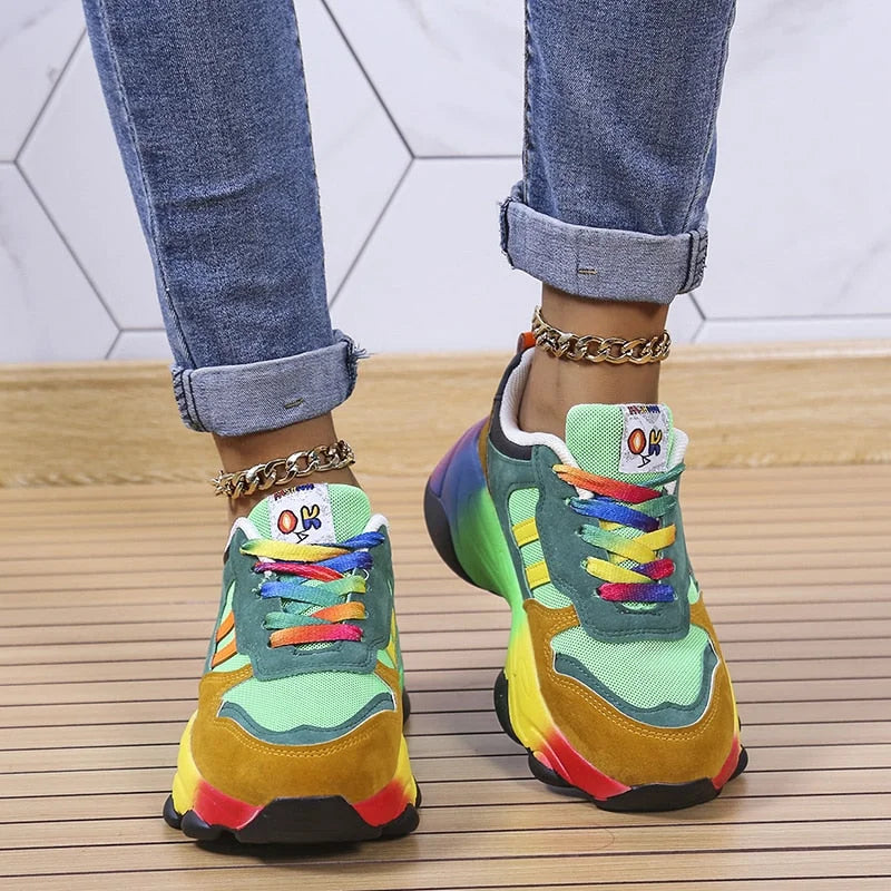 Colourful Women's Sneakers – Solenya