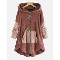 Autumnal teddy coat – Maja