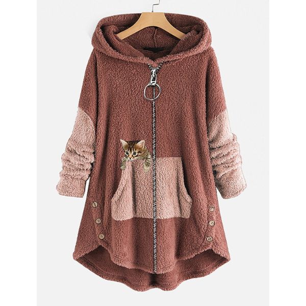 Autumnal teddy coat – Maja