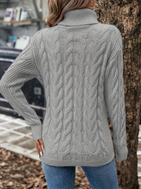 Cable Knit Women's Jumper - Sophia-Light pink-S-State of Style