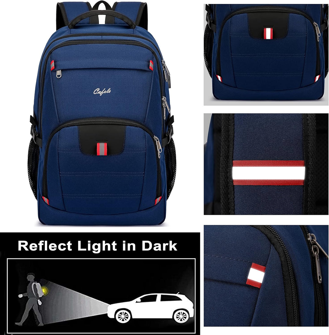 Water-Resistant Laptop Backpack with USB Port & Anti-Theft Design – TechPro (1+1 FREE Limited Promo)