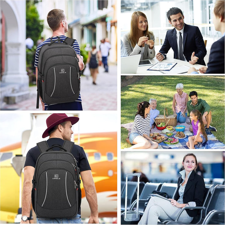 Water-Resistant Laptop Backpack with USB Port & Anti-Theft Design – TechPro (1+1 FREE Limited Promo)