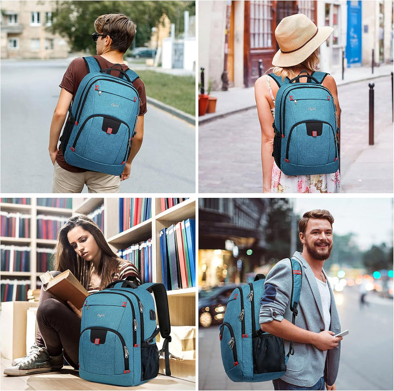 Water-Resistant Laptop Backpack with USB Port & Anti-Theft Design – TechPro (1+1 FREE Limited Promo)
