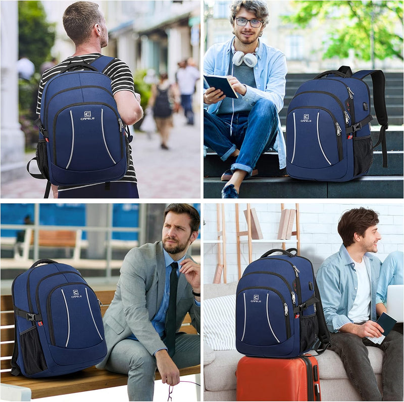 Water-Resistant Laptop Backpack with USB Port & Anti-Theft Design – TechPro (1+1 FREE Limited Promo)
