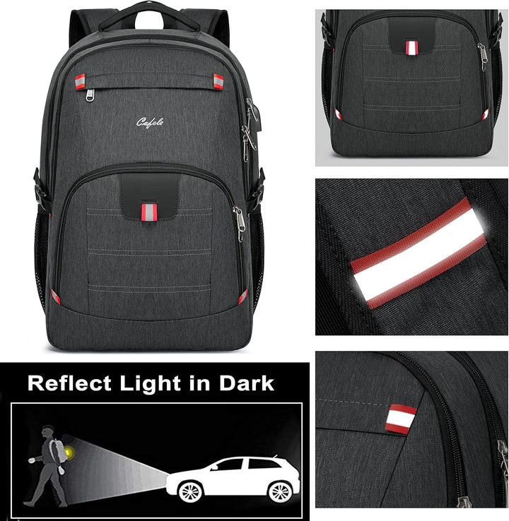 Water-Resistant Laptop Backpack with USB Port & Anti-Theft Design – TechPro (1+1 FREE Limited Promo)
