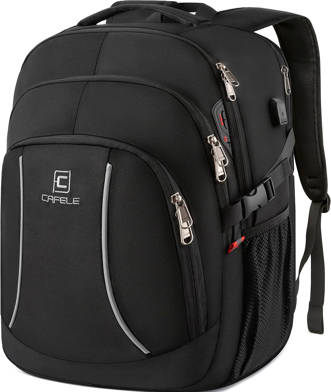 Water-Resistant Laptop Backpack with USB Port & Anti-Theft Design – TechPro (1+1 FREE Limited Promo)
