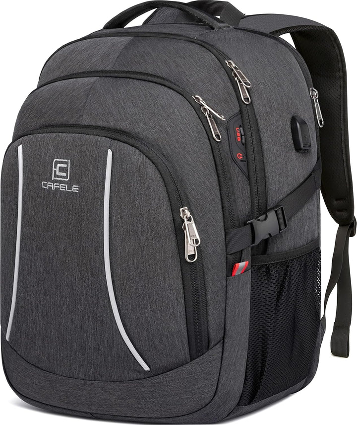 Water-Resistant Laptop Backpack with USB Port & Anti-Theft Design – TechPro (1+1 FREE Limited Promo)