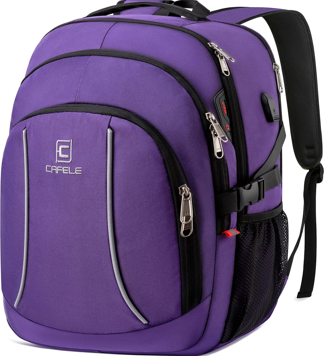 Water-Resistant Laptop Backpack with USB Port & Anti-Theft Design – TechPro (1+1 FREE Limited Promo)