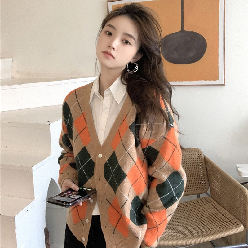 CallVest | Women's V-Neck Knit Cardigan-Green-One Size-State of Style