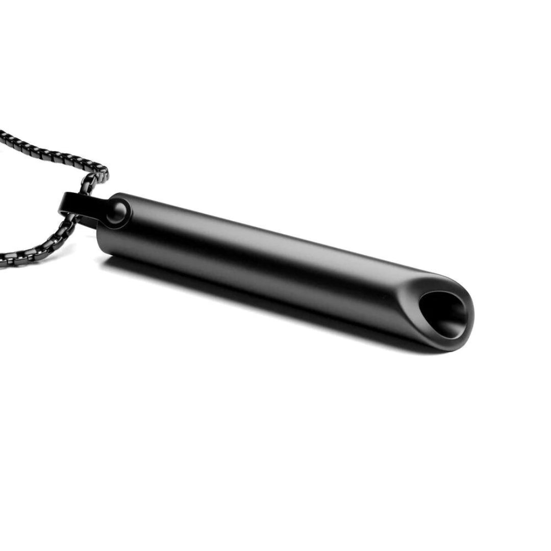 Calm Necklace - CalmFlow Pendant-Black-State of Style