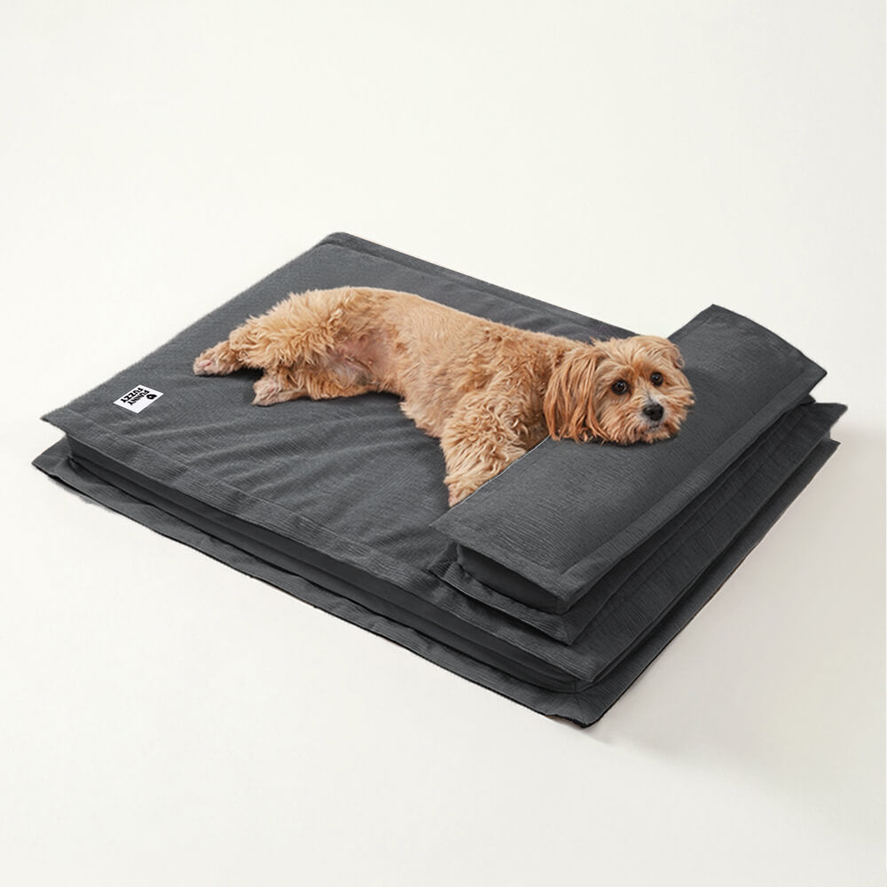 Calming Dog Bed - CozyCalm Deep Sleep-Grey-S-State of Style