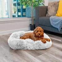 Calming Dog Bed with Memory Foam - Charlie-S-Anthracite-State of Style