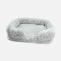 Calming Dog Bed with Memory Foam - Charlie-S-Light Grey-State of Style