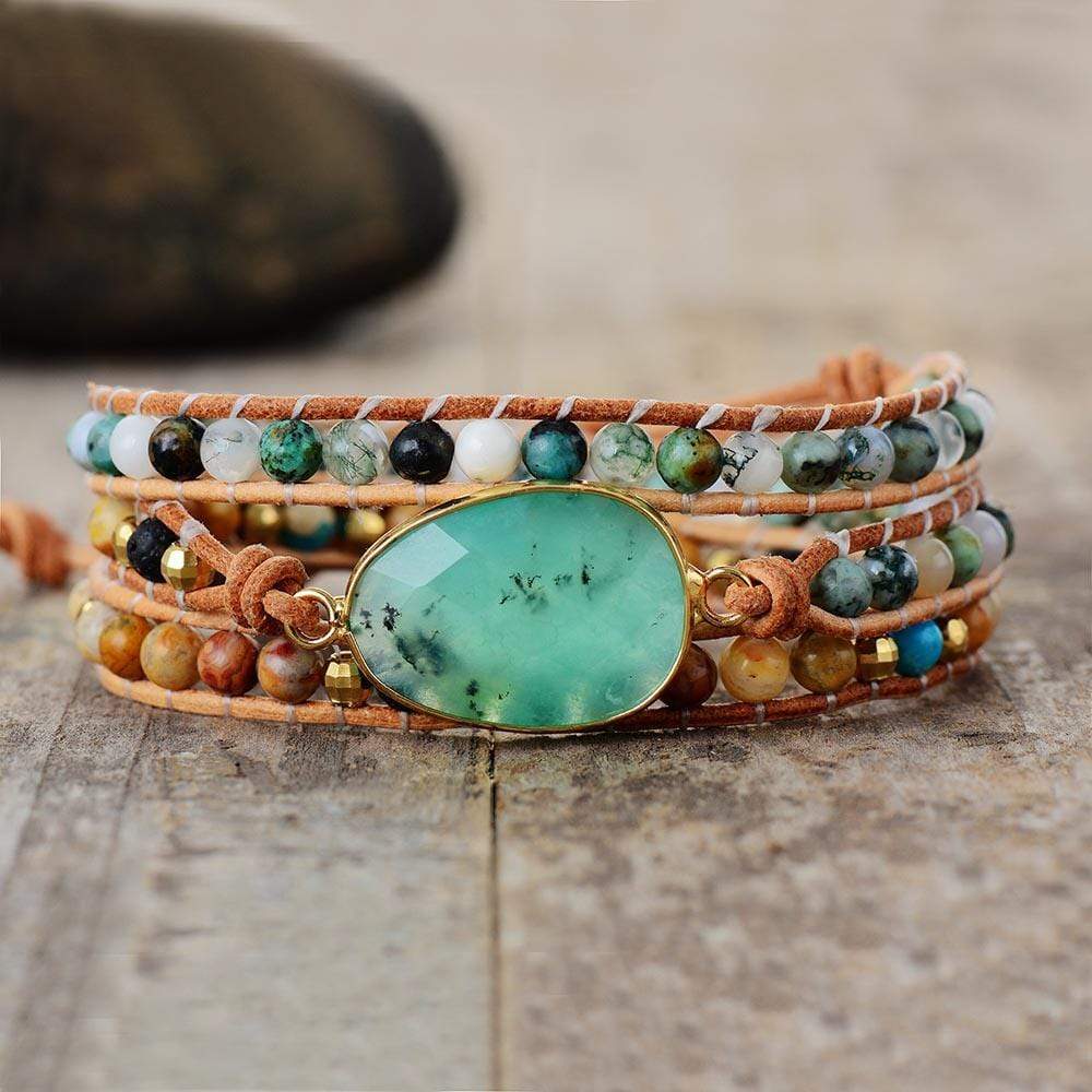 Calming Jade Wrap Bracelet – Elina-State of Style
