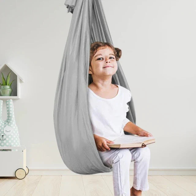 Calming Therapy Swing for Kids - CalmGlide-Grey-State of Style