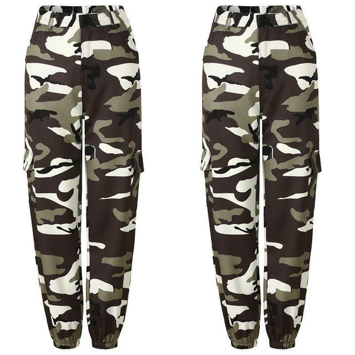 Camo Joggers | Stylish & Comfortable Cargo Pants-Army Green-S-State of Style