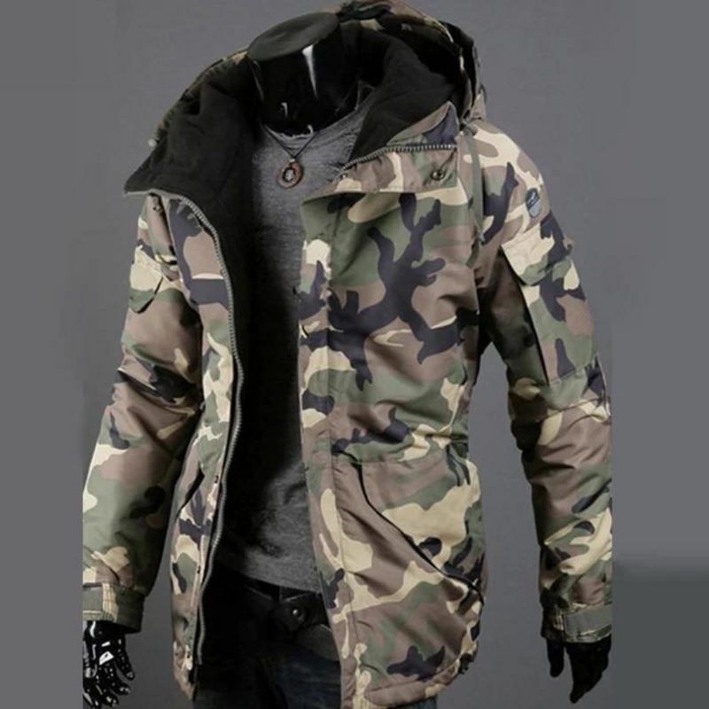 Camouflage Jacket for Men - Rafael-Green-S-State of Style