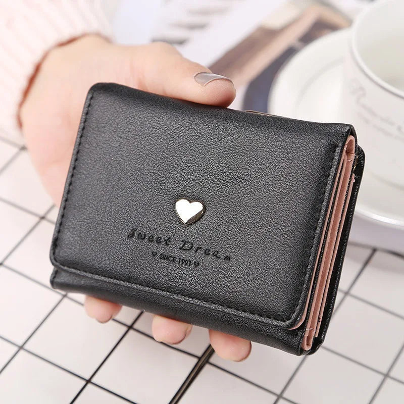 Candy Crush Vintage Wallet in Pastel Hues-Black-State of Style