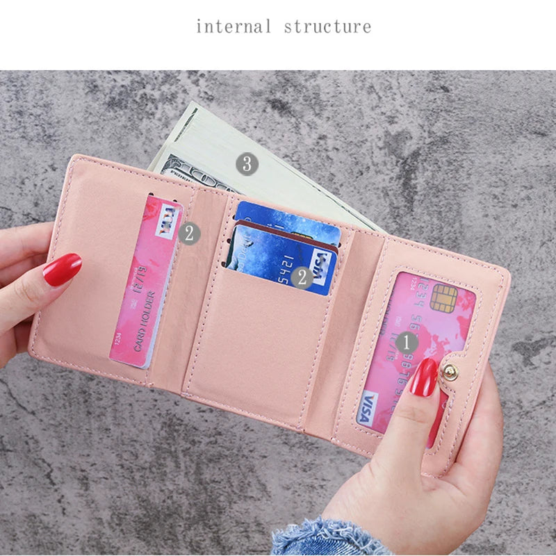 Candy Crush Vintage Wallet in Pastel Hues-Pink-State of Style