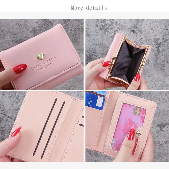 Candy Crush Vintage Wallet in Pastel Hues-Pink-State of Style