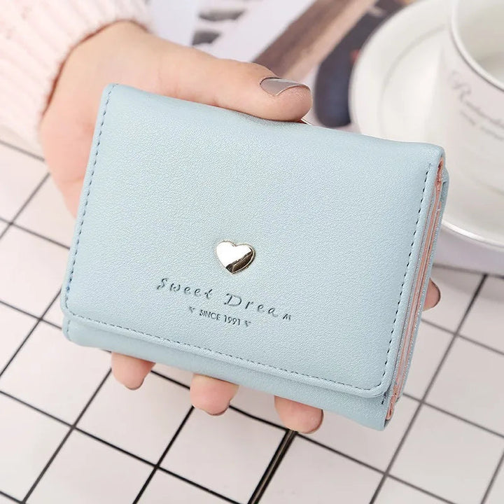 Candy Crush Vintage Wallet in Pastel Hues-Sky Blue-State of Style