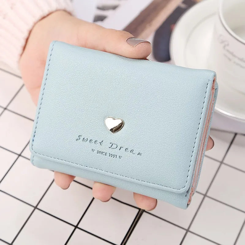 Candy Crush Vintage Wallet in Pastel Hues-Sky Blue-State of Style