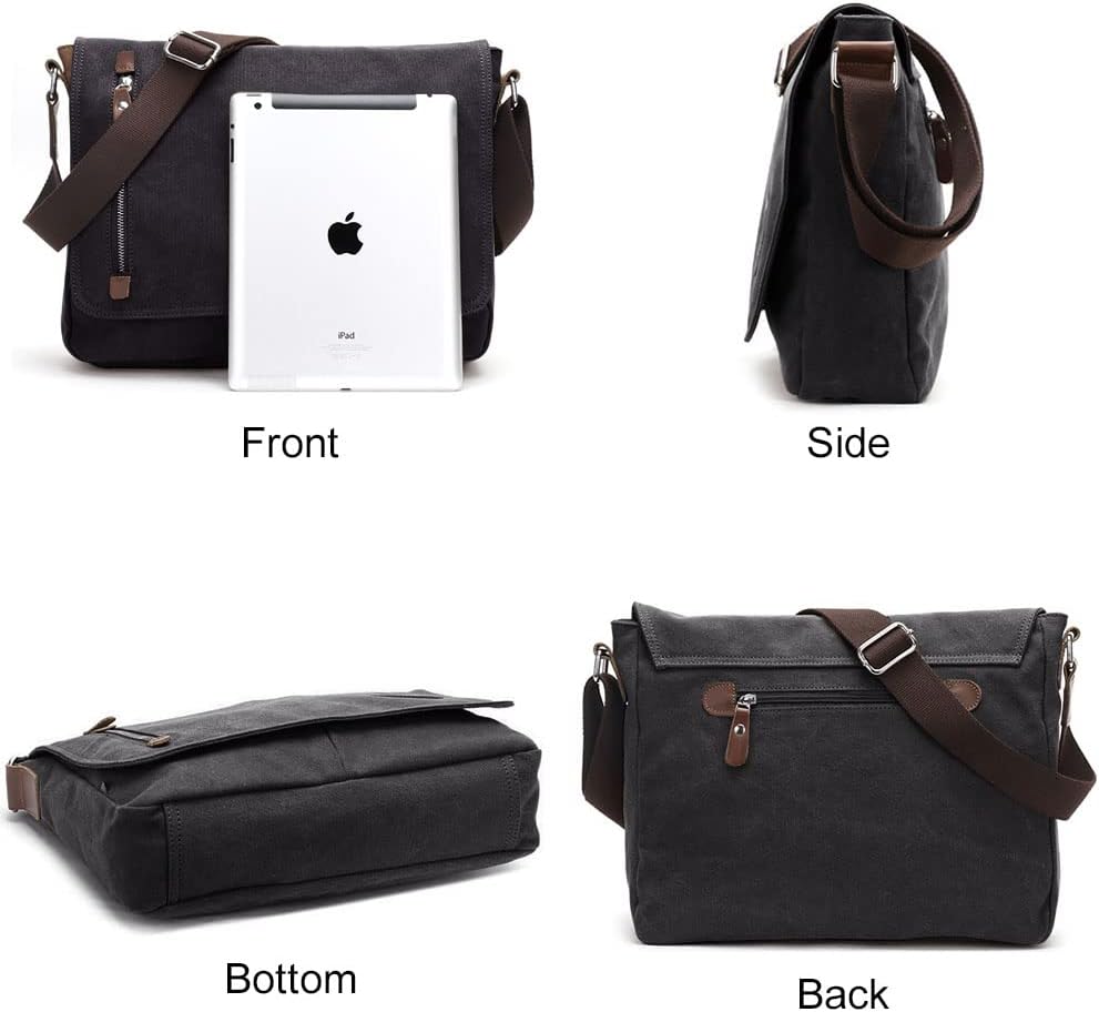 Durable Canvas Messenger Shoulder Satchel Bag – Corven