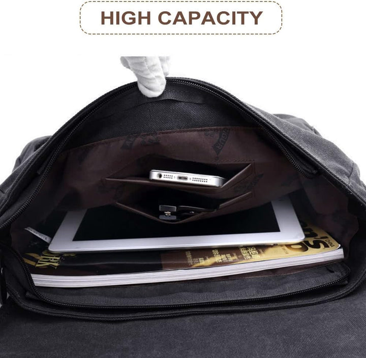 Durable Canvas Messenger Shoulder Satchel Bag – Corven