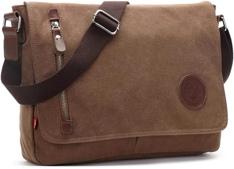Durable Canvas Messenger Shoulder Satchel Bag – Corven