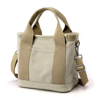 Canvas Tote Bag - Nia-Beige-State of Style