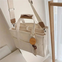 Canvas Tote Bag - UrbanGrace-Beige-State of Style