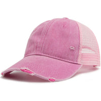 Cap with braid opening & mesh design – buy 1, get 1 free – Liora-Pink-State of Style