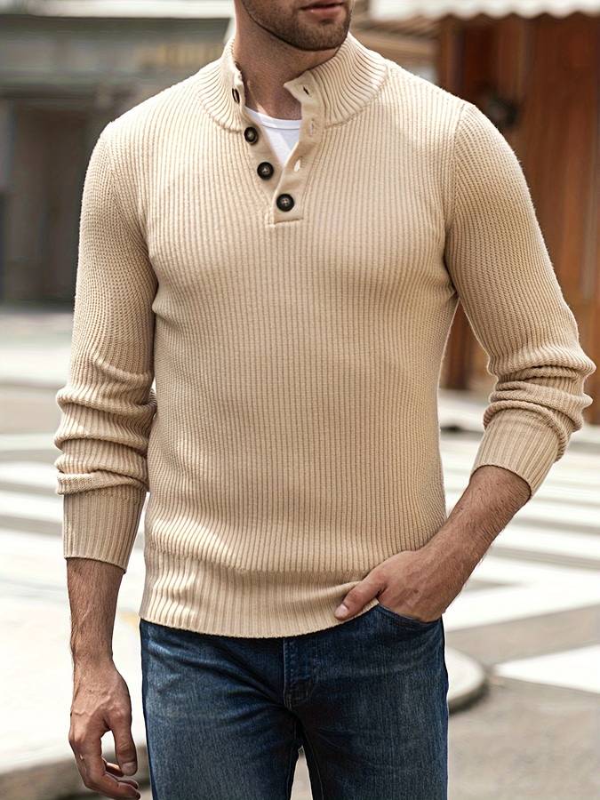 Capri Sweater - Hudson-Beige-M-State of Style