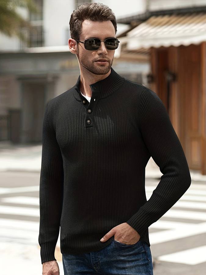 Capri Sweater - Hudson-Black-M-State of Style
