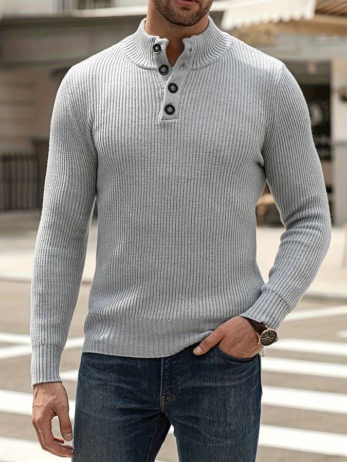Capri Sweater - Hudson-Grey-M-State of Style