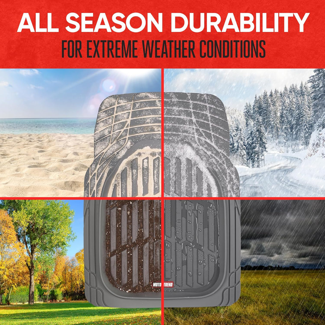 Car Floor Mats Flexible-Complete set-Beige-State of Style